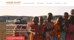 Desktop Screenshot of kinderinnot.ch